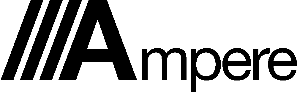 Ampere Logo Black